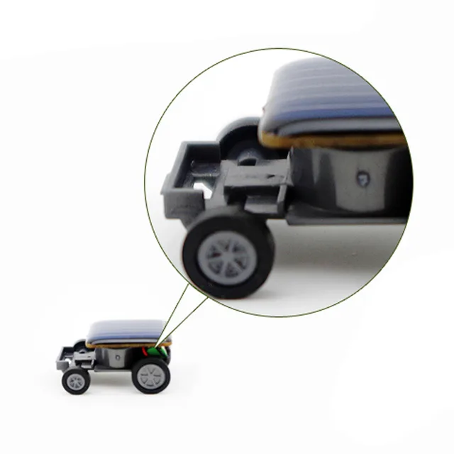 Solar Car Gadget Smallest Solar Power Mini Toy Car Racer Educational Solar Powered Toy Energia Solar Kids Toys Cricket Kids Gift 5