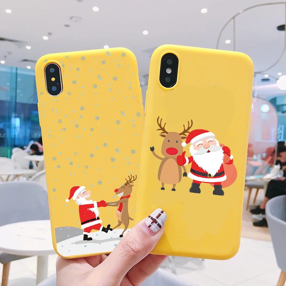 

Christmas Silicone Case for Samsung Galaxy Note 8 9 10 Pro S7 Edge S8 S9 S10 Plus S10e A10 A30 A40 A50 A60 A70 A7 A9 2018 Coque