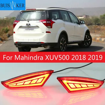 

2PCS LED Reflector light For Mahindra XUV500 2018 2019 LED Rear Bumper Lamp Braking Light Rear Fog Lamp