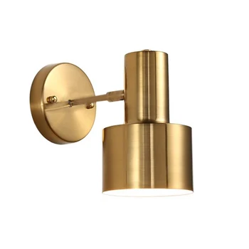 

Nordic Bedroom Bedside Wall Lamp Gold Simple Modern Living Room Aisle Bathroom Wall Lamp