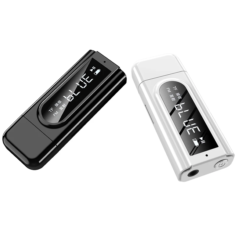 K9USB 5 0 Bluetooth Receiver AUX Bluetooth Adapter for PC TV Car Headphone 3 5mm Jack Transmitter TF Card