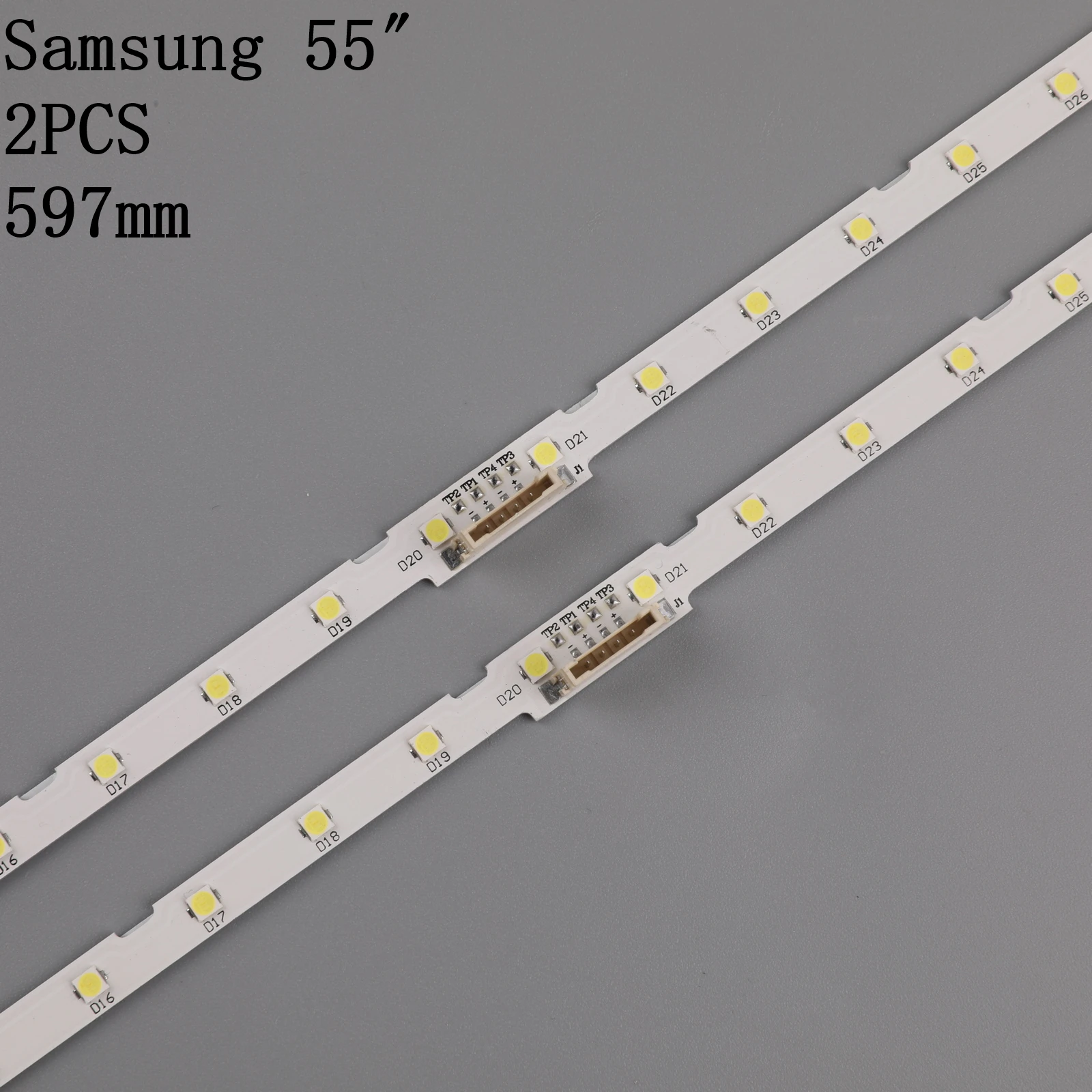 2pcs/lot LED Backlight strip for Samusng 55NU7100 UE55NU7300 UE55NU7100 UE55NU7105 AOT_55_NU7300_NU7100 BN96-45913A BN61-15485A