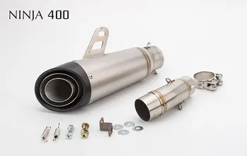 

Motorcycle Modified Exhaust Pipe Muffler Exhaust Pipe NINJA400 Midpiece Ninja 400 Exhaust