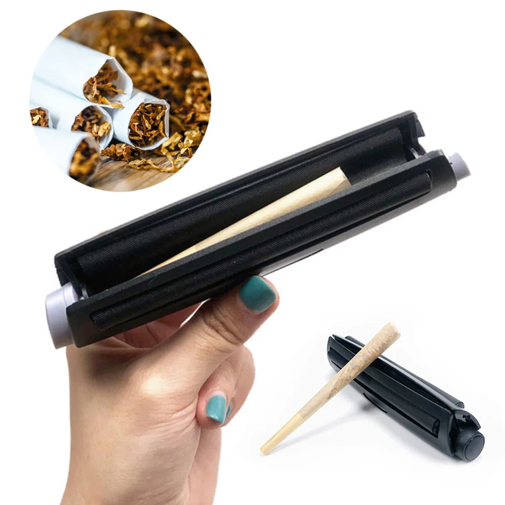 1Pc110mmCigaretteMakerRollingMachinePortableHandManualTobaccoCigarRollersPaper