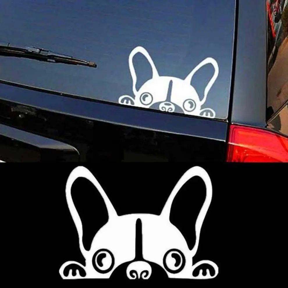 

Dog guardian sticker black