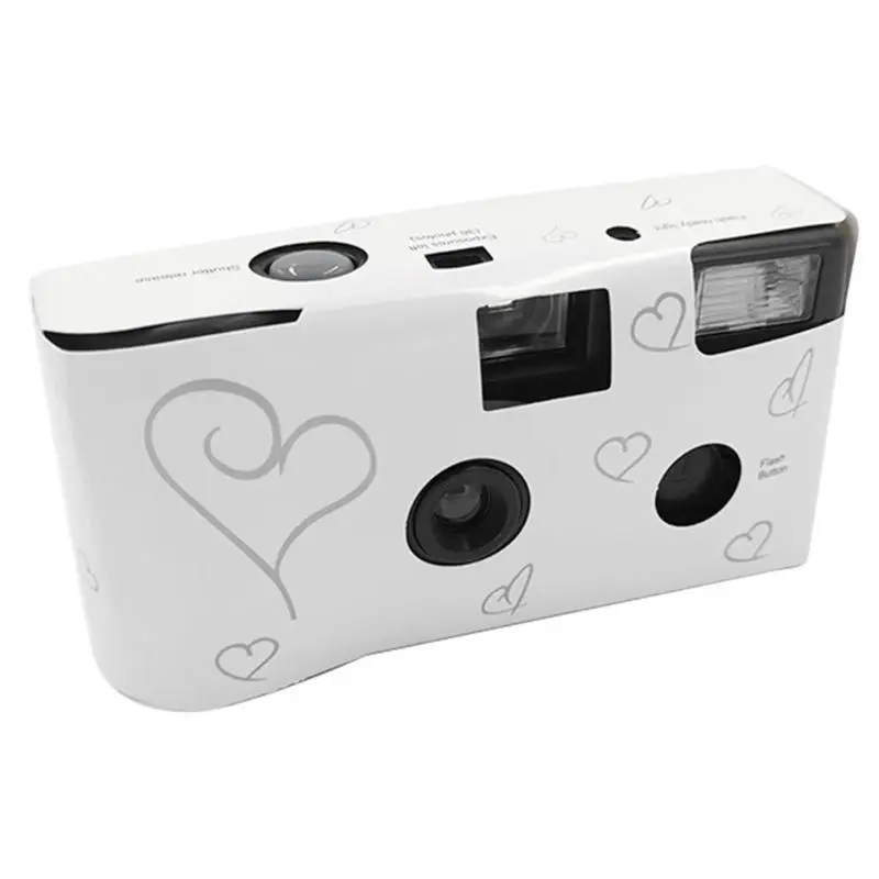 Мини-пленочная камера, 36 фотографий, ручная портативная, маленький размер, светильник, вес, ретро 35 мм, одноразовая оптическая камера с мощной вспышкой