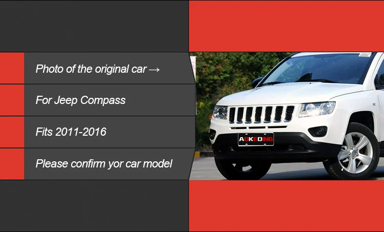 Автомобильный Стайлинг фара чехол для Jeep Compass фары Grand Cherokee светодиодный задний фонарь светодиодный DRL H7 D2H Hid Ангел глаз Bi Xenon