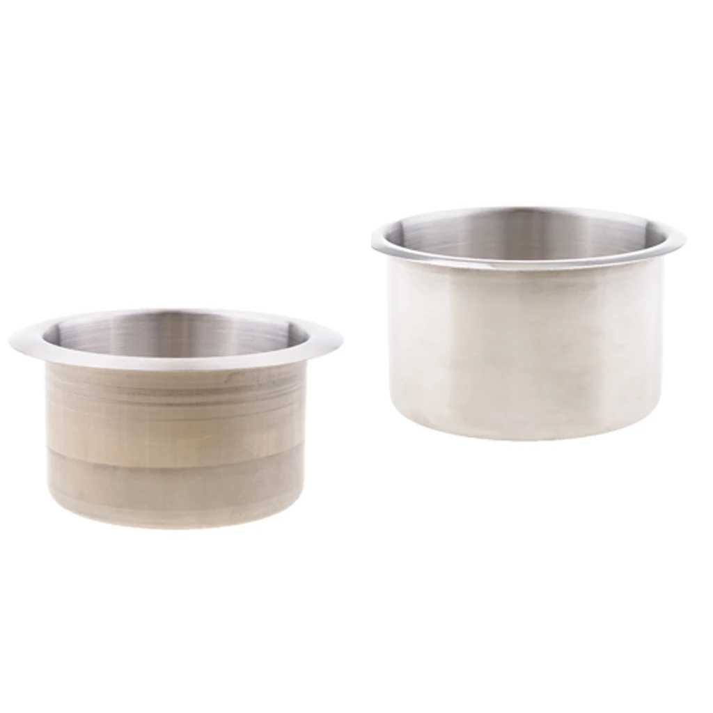 

Stainless Steel Drop-in Drink Holder - Pack of 2, 90x55mm and 85x55mm