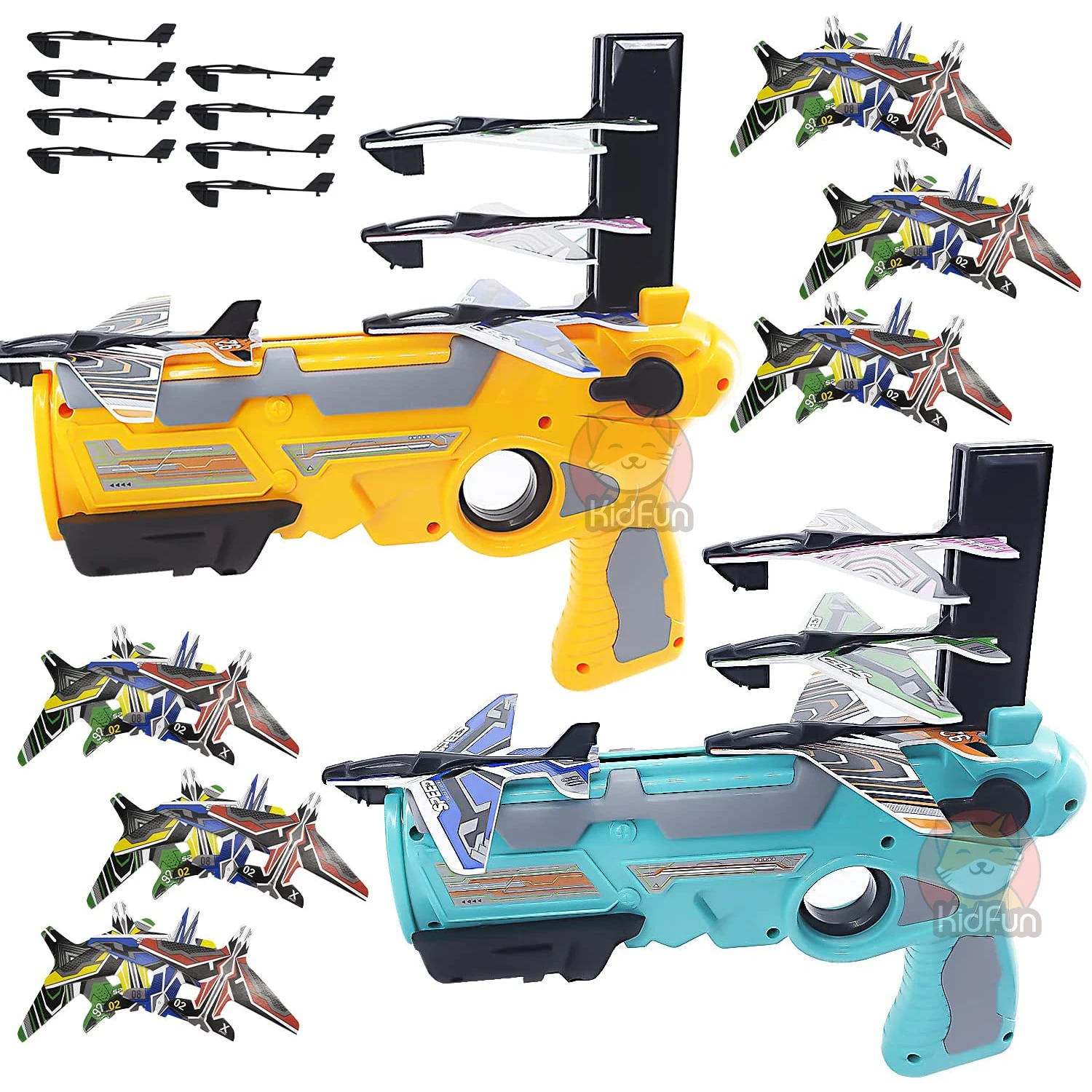Avión lanzador de avión catapulta Avión de juguete juguetes para niños avión pistola catapulta juguetes juego de disparos al aire libre Juguetes