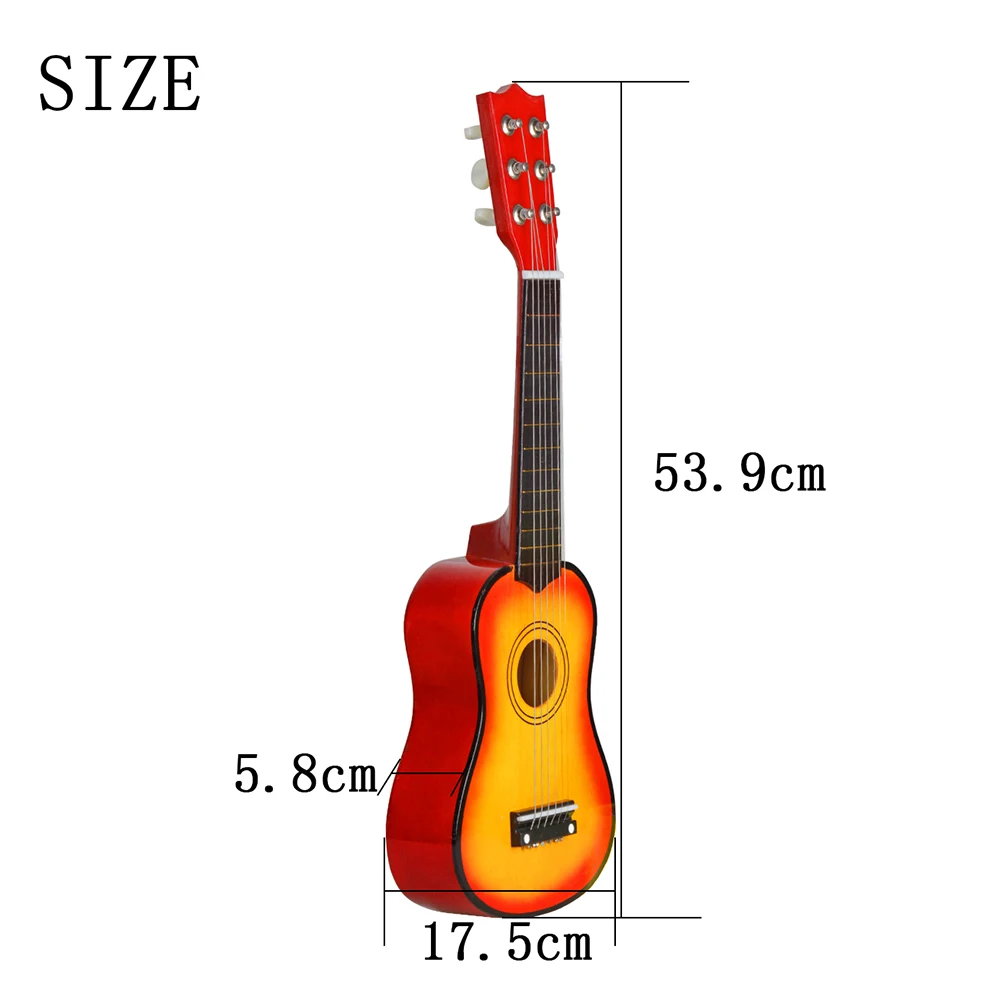 21Inch Wooden Acoustic Guitar Classical Musical Instrumental Starter Beginner Music Lovers For Kids Teenager Gifts Dropshipping - Image 3