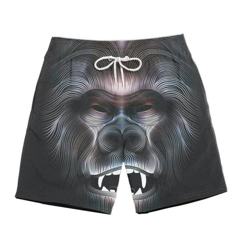 New Male Summer Wolf Shorts Men Animal Casual Short Pants Cargo Black Beach 3d Printed Shorts Gothic Fitness Mens Shorts