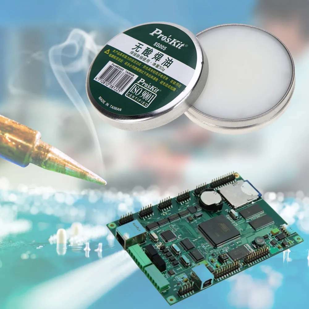 ProsKit50g8S005acidfreesolderingoilsolderpastefluxand