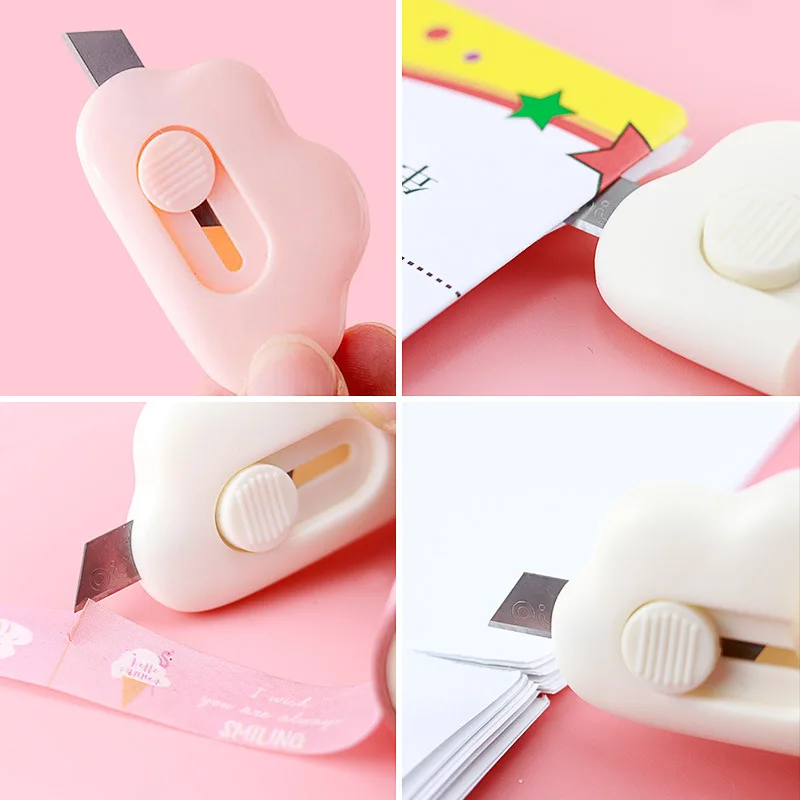 Office Mini Box Cutter Cute Cloud Portable Utility Paper Cutter