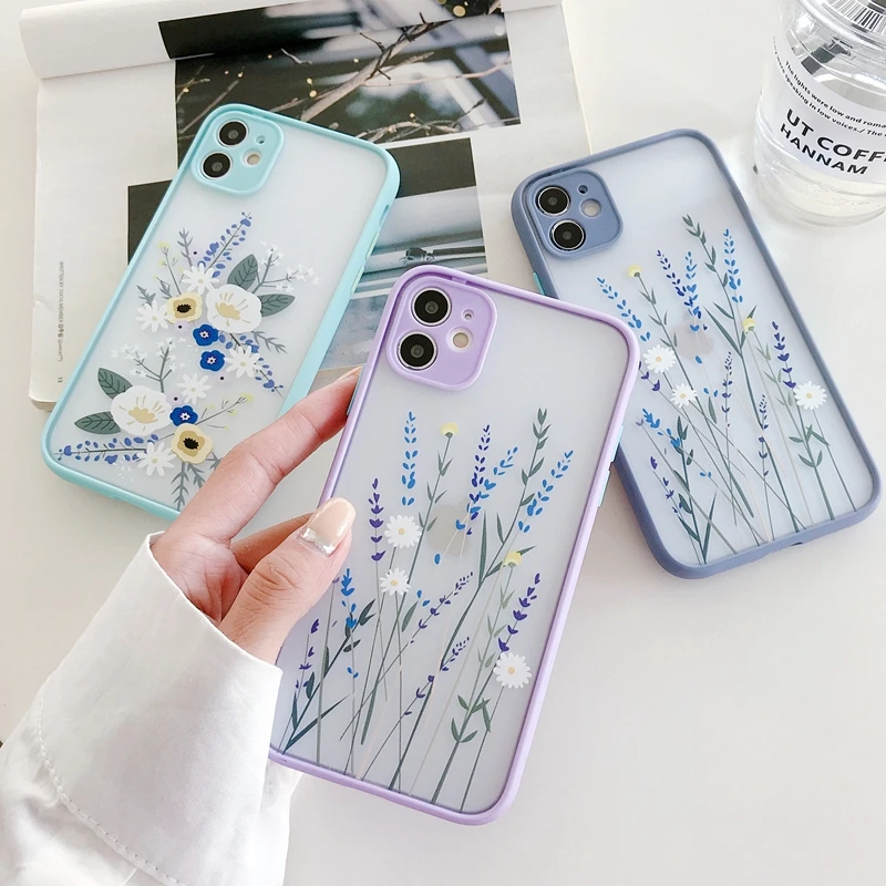 Чехол для телефона iPhone 11 Pro Max X XR XS 7 8 Plus SE 2020 матовая жесткая защитная рамка