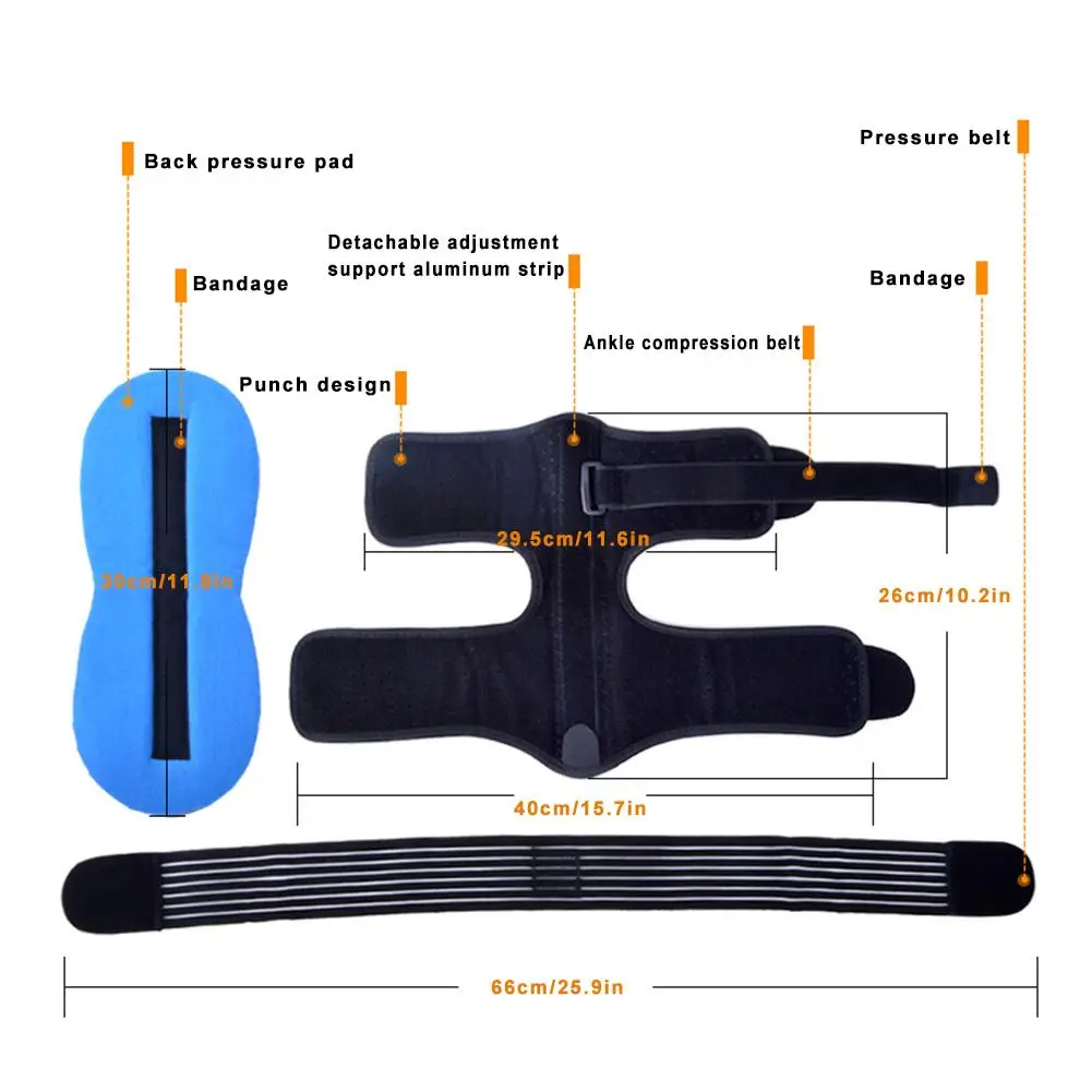 Plantar Fasciitis Ночная Капа поддерживающий Ортез для ног регулируемая поддержка лодыжки стопы стабилизатор с массажным шариком эффективное облегчение