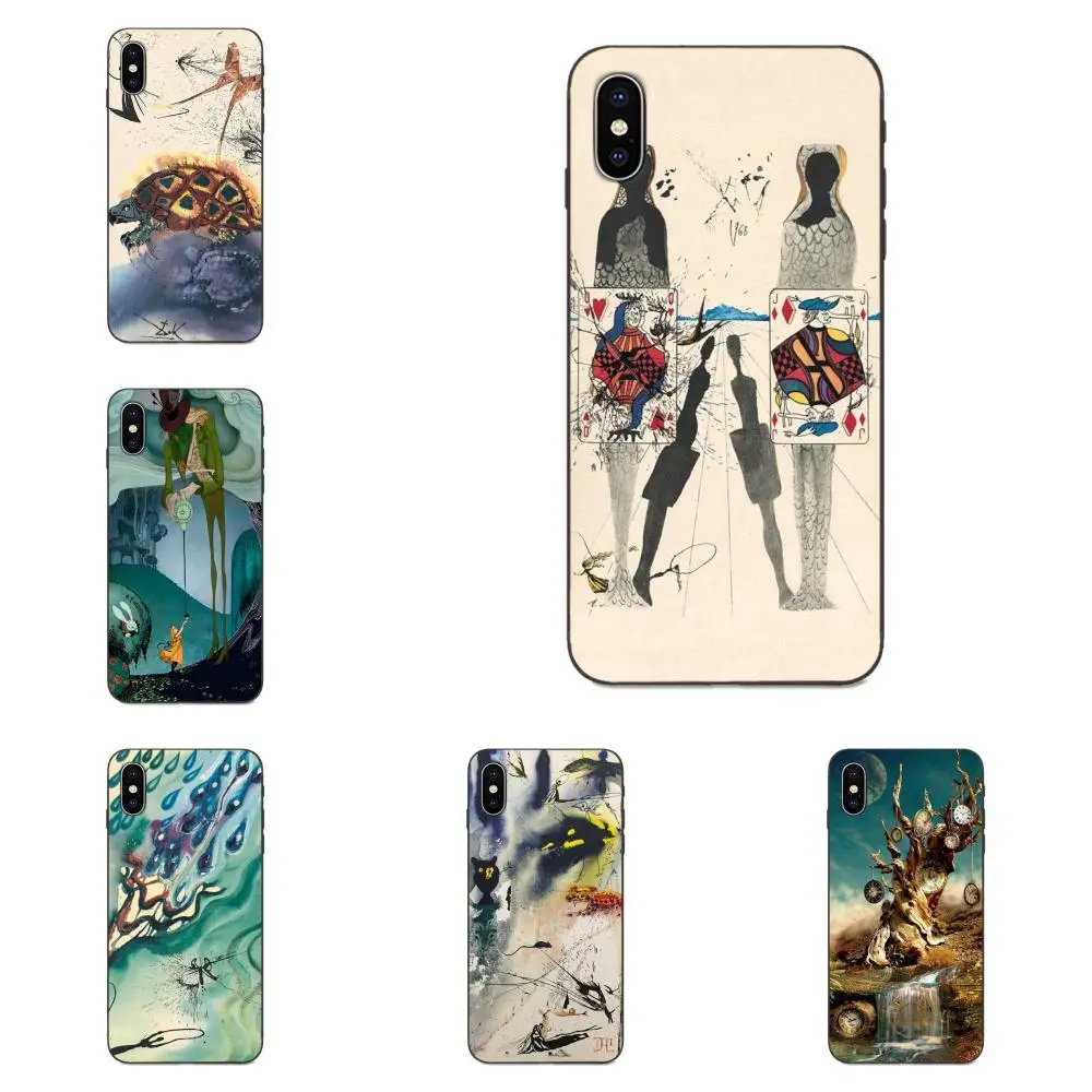 For Xiaomi Mi Mix Max Note 2 2S 3 5X 6 6X 8 9 9T SE A1 A2 A3 CC9e Lite Play Pro F1 Soft TPU Hotsales Mad Tea Party Salvador Dali | Мобильные