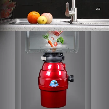 

Food Waste Disposer Shredder Garbage Processor Fully Automatic 220V Kitchen Garbage Disposal Disposers Sorting Compressor