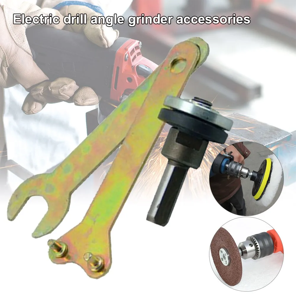 

5PCS Steel Angle Grinder Flange Nut Set Wrench Polished Connecting Rod Grinding Cutting Polishing Tool For Ceramic Tiles Wood