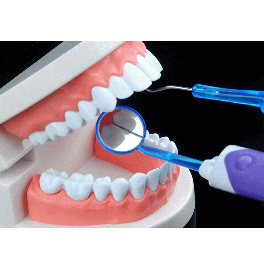 Crochet Dentaire Pour Enlever Le Tartre Kit de nettoyage des dents, nouveau, 3 pièces, lumière LED, miroir buccal,  crochet, meulage des dents, soins buccaux personnels, élimine les taches, le  tartre | AliExpress