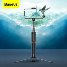 Baseus Bluetooth Selfie Stick Wireless Remote Selfiestick Stativ Handheld Erweiterbar Einbein Für iPhone Samsung Huawei Android