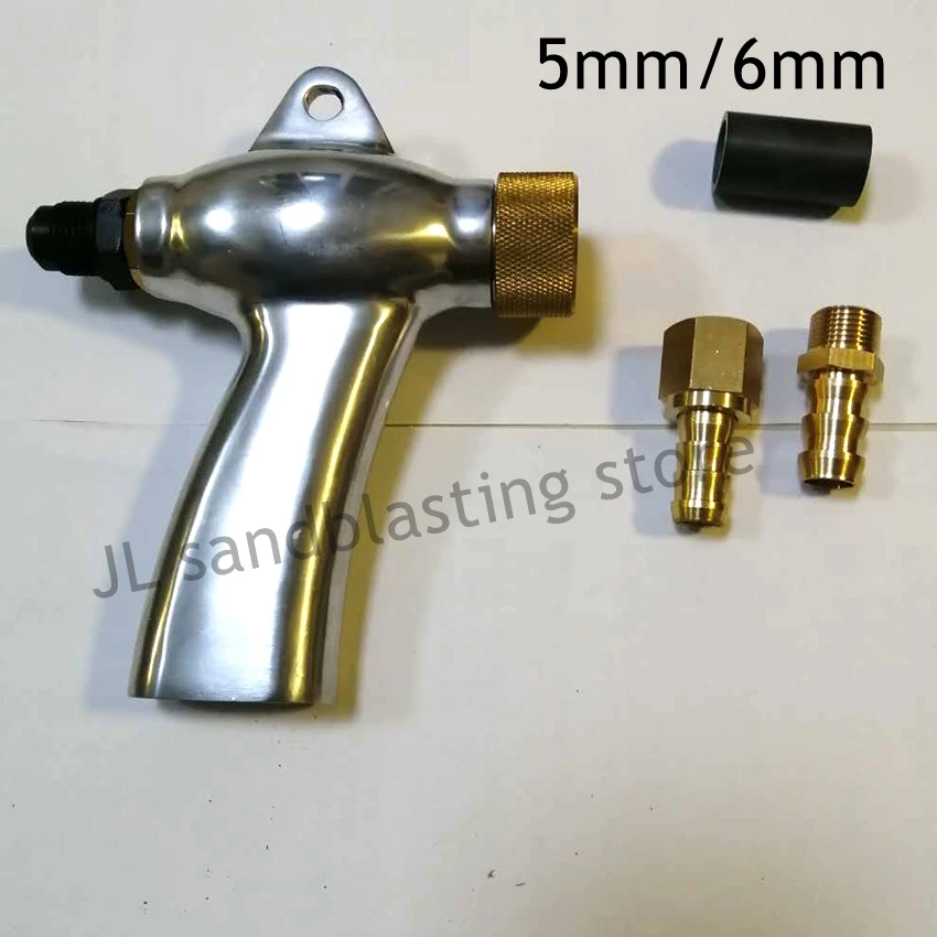 Sandblasting Gun With Boron Carbide Nozzle – 10mm Inner Diameter, Portable Sand Blaster Kit
