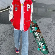 Pantalones vaqueros lavados bordados para hombre y mujer, jeans sueltos de pierna alta, Hip hop, skateboard, Y2K