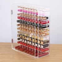 Lipstick Organizer Box Dressing Table Transparent Acrylic Storage Holder Desk Tidy Bracket Large Makeup Cosmetic Organizer Stand 1