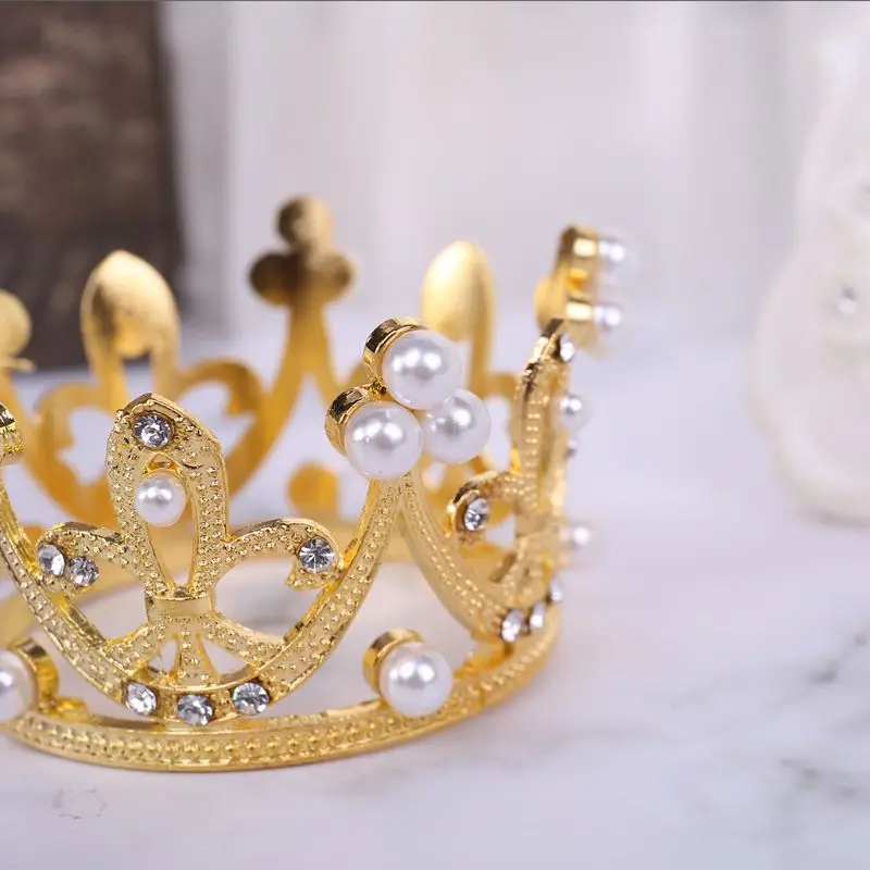Newborn Girls Boys Photography Gold Crown Props Little Baby Photo foto shooting Crown Accessories Infant bebe fotografia Prop photoshoot props