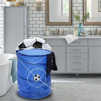 

Foldable Clothes Laundry Basket Bucket Storage Bin Portable Kids Toys Laundry Sundries Storage Bag Barrel Container Organizer