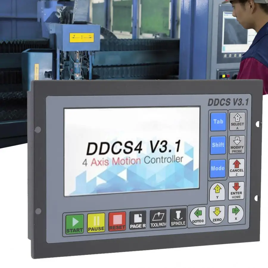 3 осевой Автономный контроллер CNC DDCSV3.1 с функцией аварийной остановки|Маховик| |