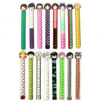 

Anime Demon Slayer: Kimetsu No Yaiba Kamado Tanjirou Cosplay Ruler Measuring Scale Students Measure Straight Ruler Gift