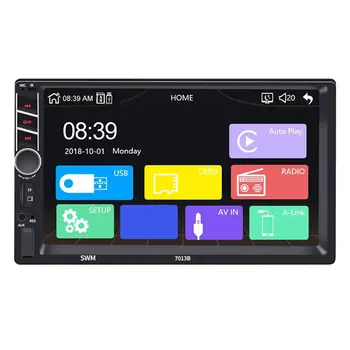 

7 Inch Car Touch Screen MP5 Player FM Radio BT Mirror Link USB Aux Audio Video Memory Card Car Audio Player