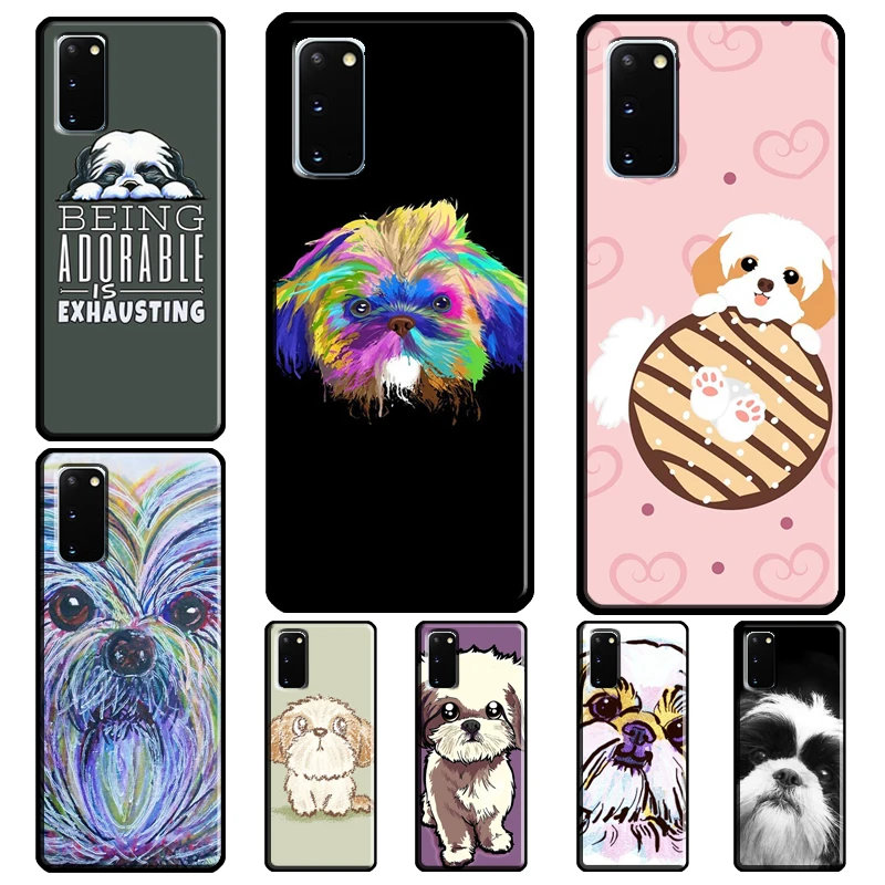 Мультяшный чехол Shih Tzu Dog для Samsung Galaxy S20 FE S8 S9 S10 Plus S10e S21 Ultra Note 20 10 | Мобильные