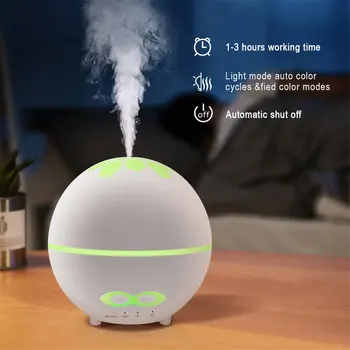 

400ml Mini Electric Aroma Air Diffuser Ball Remote Control Home Colorful Night Light Spray Ultrasonic Essential Air Humidifier -