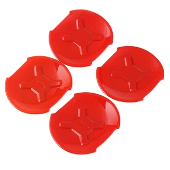 

Red ABS Exterior Door Handle Bowl Cover Decor for Jeep Renegade 2015 2016 2017