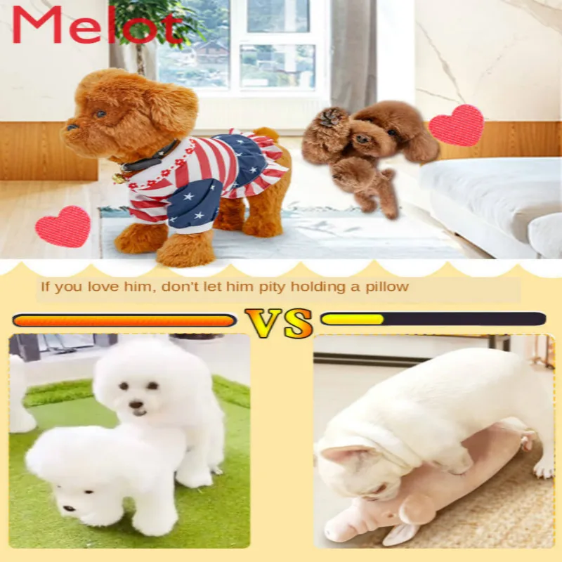 

S M Dog Vent Supplies Male Estrus Bite-Resistant Vocalization Relieving Stuffy Artifact Teddy to Sleep with Soothing Plush Toy