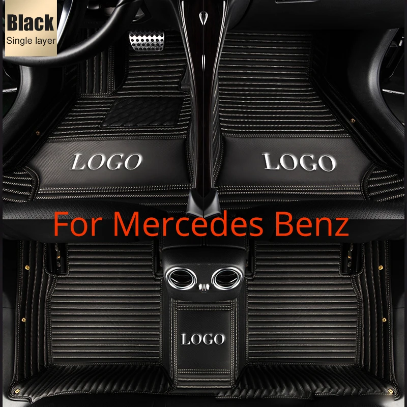 Пользовательские автомобильные коврики для Mercedes Benz все модели E C GLA GLE GLK CLS GL CLA ML S R A B CLK, SLK G GLS GLC Vito Viano коврик для ног