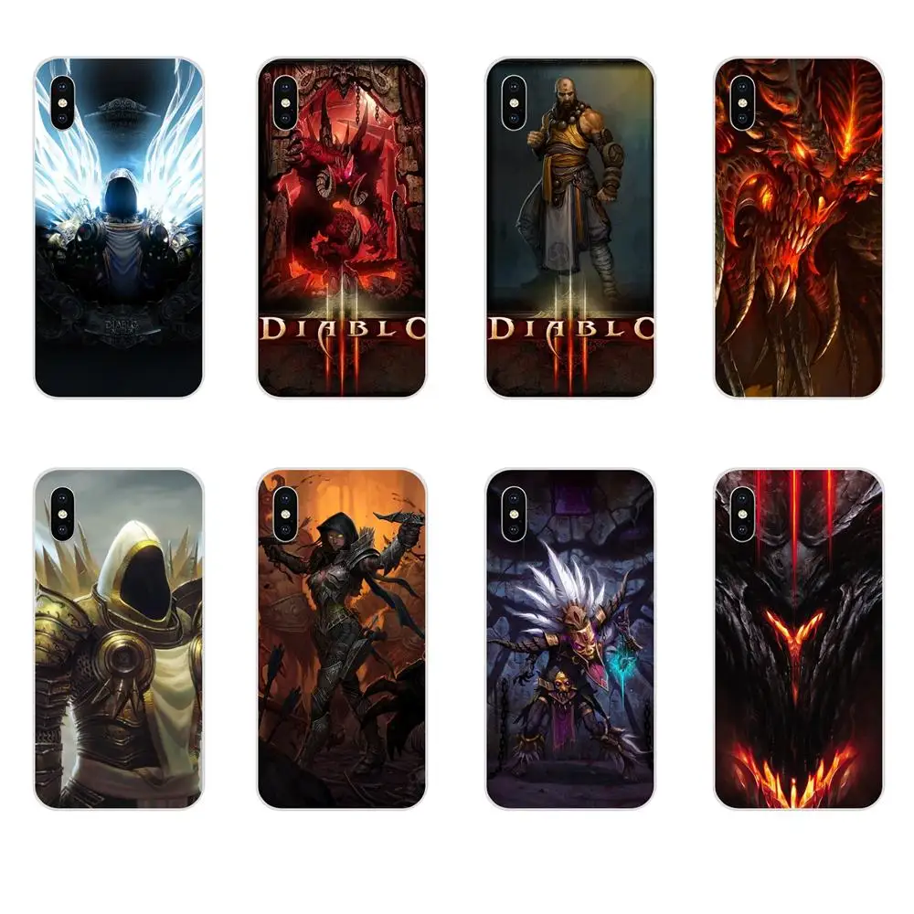 

TPU Stylish Case Fashion Games Diablos III For Xiaomi Mi3 Mi4 Mi4C Mi4i Mi5 Mi 5S 5X 6 6X 8 SE Pro Lite A1 Max Mix 2 Note 3 4