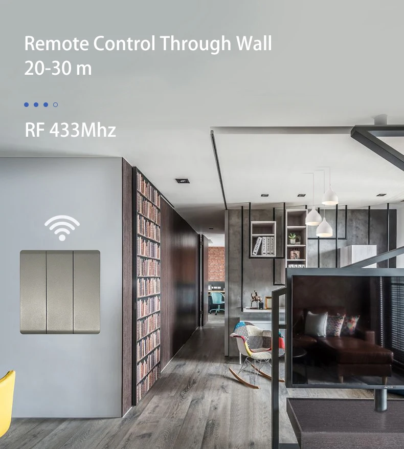 interruptor inteligente modulo receptor de luz diy 01