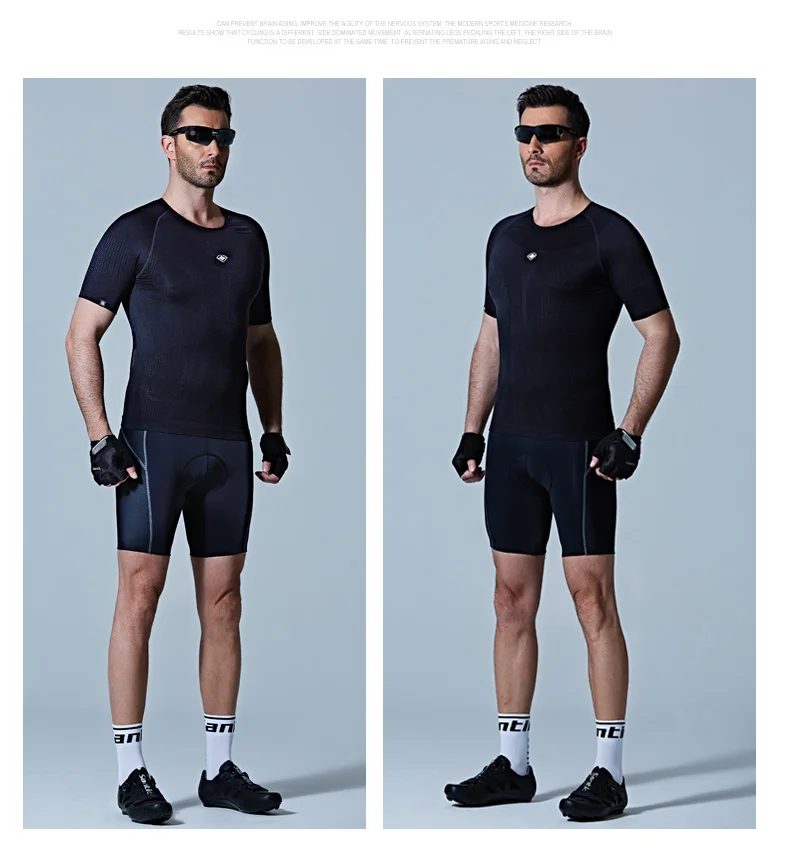 Новинка, Мужские дышащие велосипедные шорты Santic Coolmax 4D с подкладкой, MTB, шоссейные велосипедные шорты, летняя ударопрочная, не скатывается, велосипедная одежда