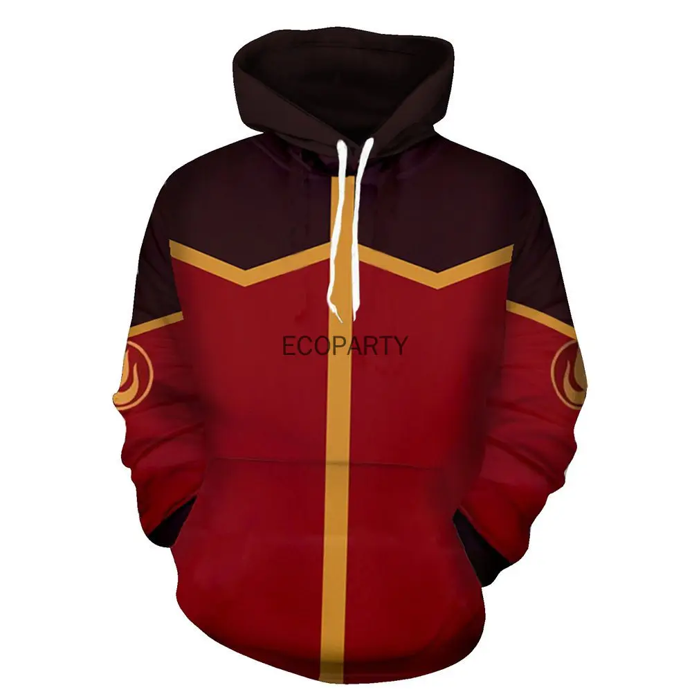 Avatar:The Last Airbender Katara Cosplay Hoodie Avatar Costume 3D Printed Polyester PulloverHoodie for Party Halloween |