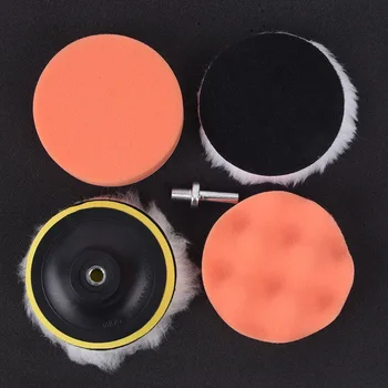 

6Pcs Waxing Pads With M10 Drill Adapter Wear resistance Self-sharpening