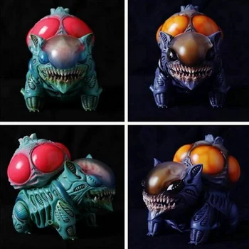 

10CM Figure Alien Bulbasaur Monsters Sun Moon PVC Figure Toys Model Dolls Q Version