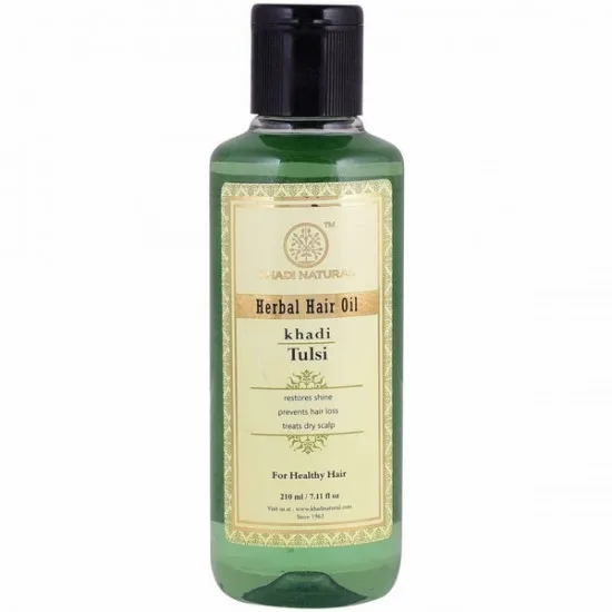 Hair Oil Tulsi khadi (Tulsi herbal hair oil khadi) 210 ml | Красота и здоровье