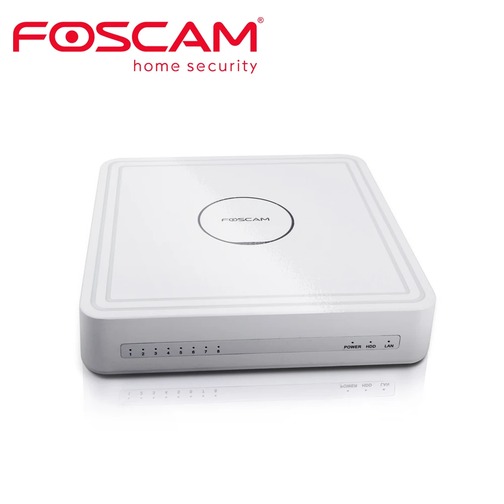 Foscam FN7108HE 1080P Full HD PoE NVR поддерживает 8-канальный прямой просмотр 4-канального синхронного воспроизведения