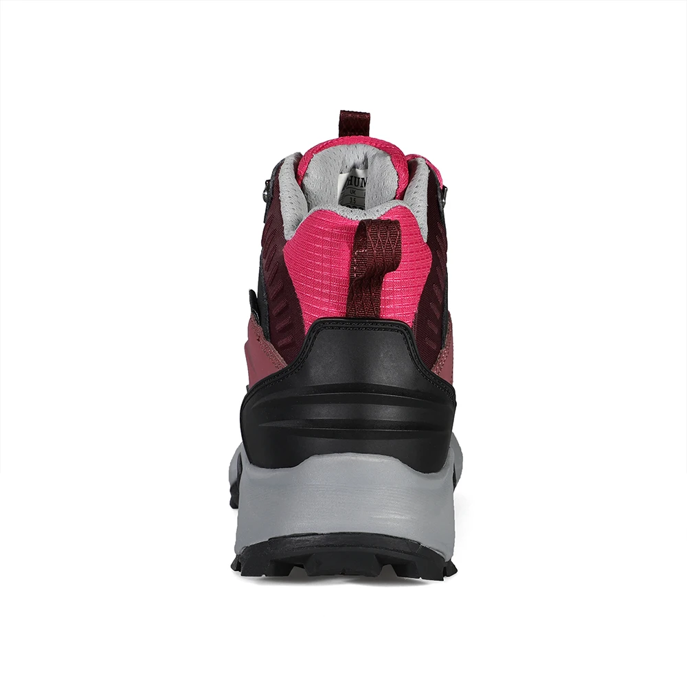 HUMTTO Leather Hunting Hiking Shoes Women Waterproof Sport Climbing Trekking Boots Breathable Outdoor Mountain Tactical Sneakers