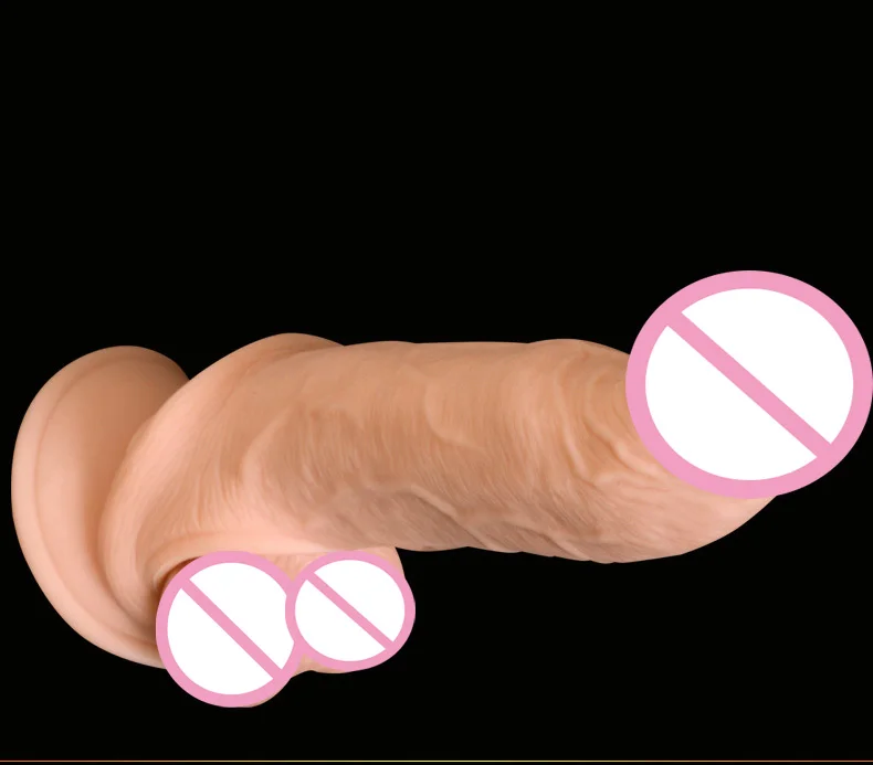 JIUAI Penis Extender Super Soft Silicone Realistic Cock sleeve Reusable Condoms Sex Toys For Men On The Dick Scrotum Bondage  (7)