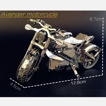 

Vengeance Motorcycle 3D Metal Model Assembly Puzzle Toys Collectibles Gift Souvenir Home Desk Decor Accessories for Living Room