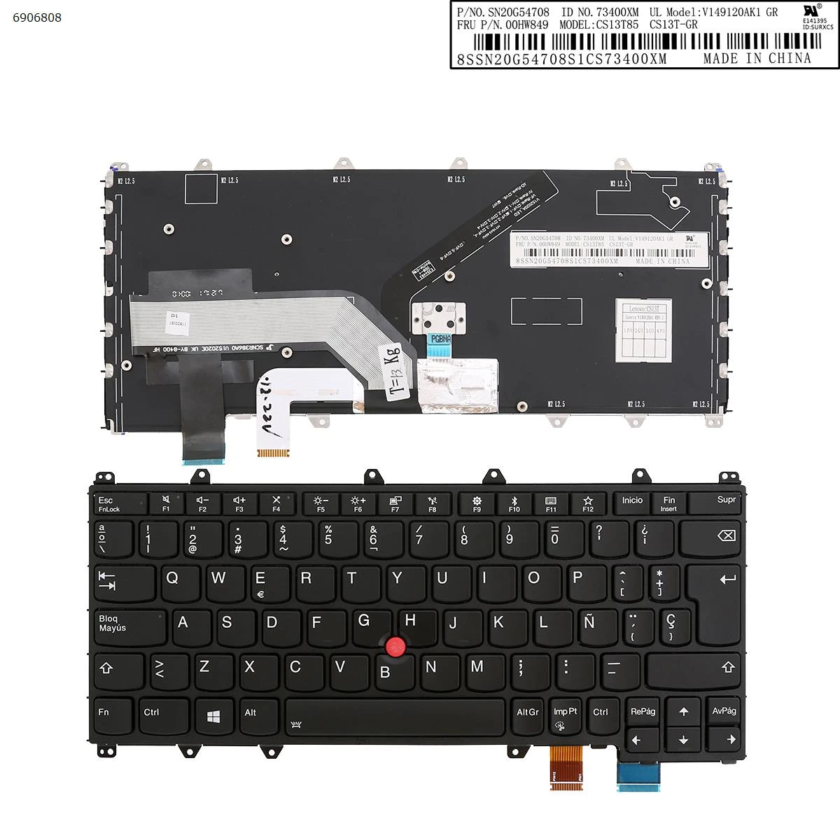 SP Spanish Layout New Replacement Keyboard for Lenovo Thinkpad Yoga 370  X380 00HW849 Laptop with Backlit & Pointer|Bàn phím thay thế| - AliExpress