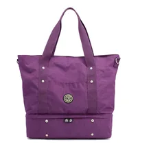 Модные нейлоновые дорожные сумки для женщин, сумка для путешествий, сумка через плечо, водонепроницаемая, вместительная, для выходных, ручная сумка XA644WB